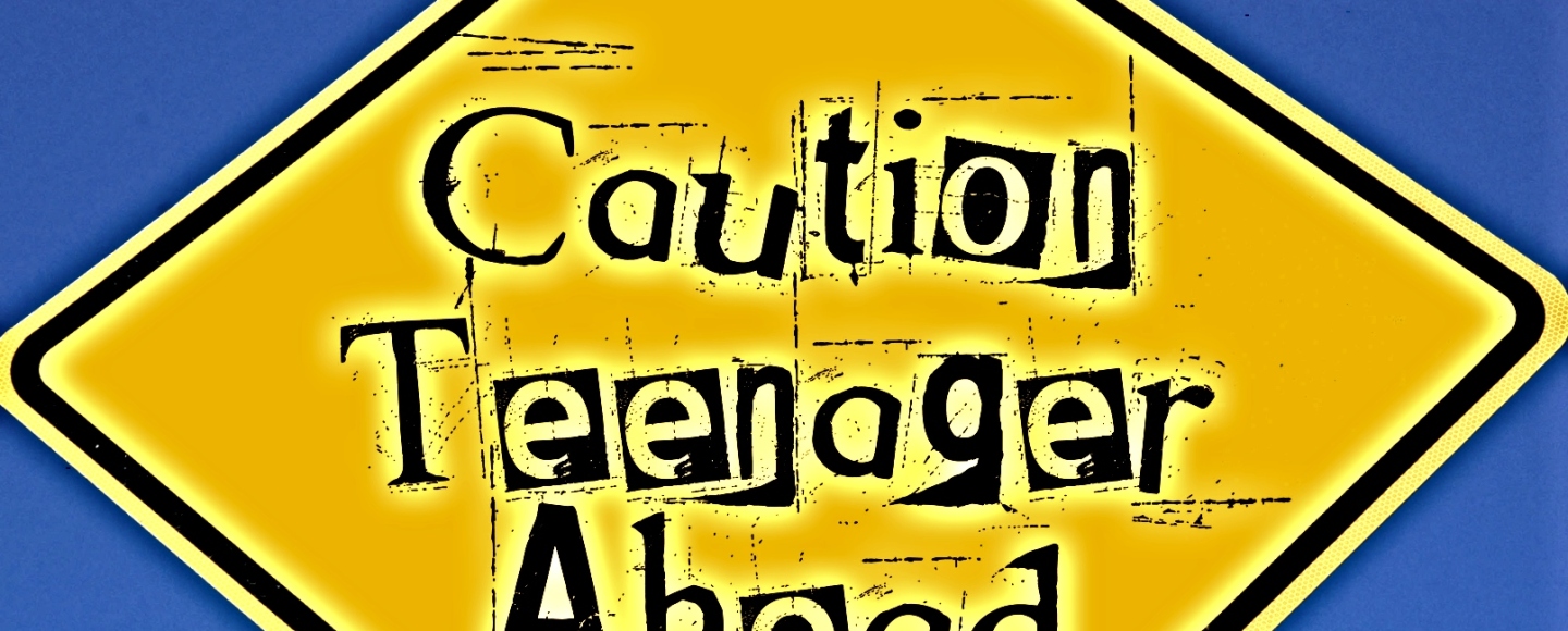 Caution Teenager Ahead signpost